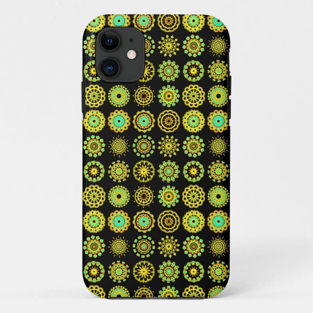Funda De Case-Mate Para iPhone Kaleidoscopic 110714 - 16 Mandalas (Reverso)