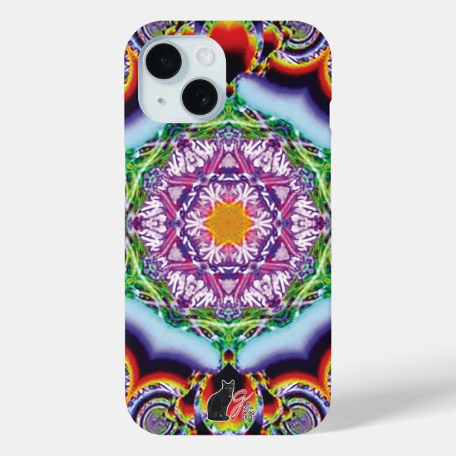 Funda De Case-Mate Para iPhone Kaleidoscopio al Estilo de Zion (Reverso )