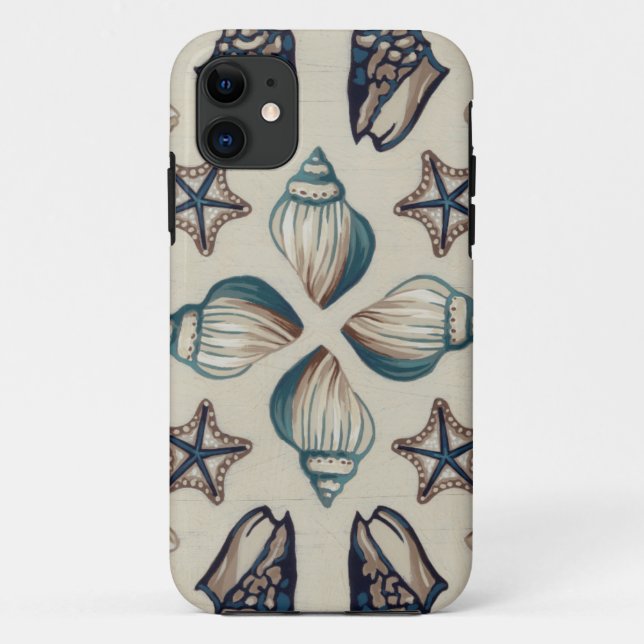 Funda De Case-Mate Para iPhone Kaleidoscopio costero I (Reverso)