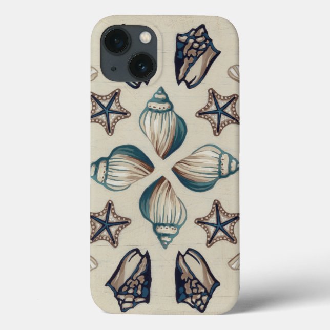 Funda De Case-Mate Para iPhone Kaleidoscopio costero I (Reverso)