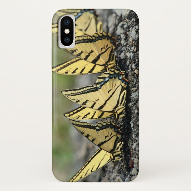 Funda De Case-Mate Para iPhone Kaleidoscopio de mariposas en reposo (Reverso)