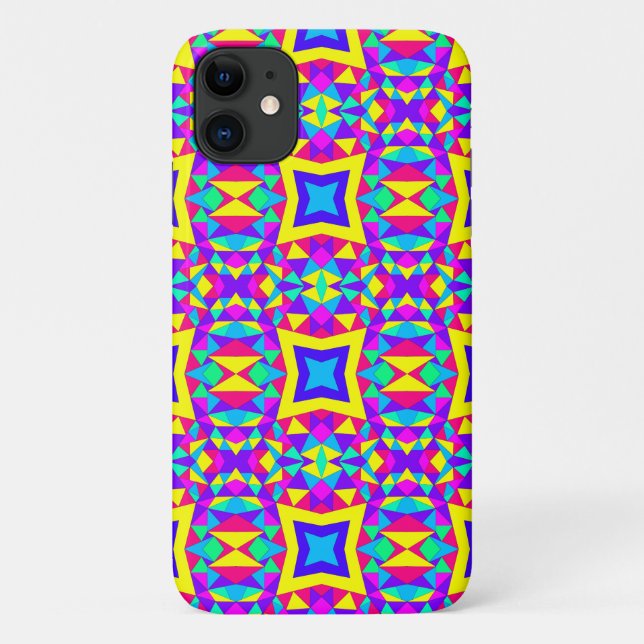 Funda De Case-Mate Para iPhone Kaleidoscopio eléctrico (Reverso)