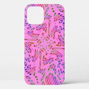 Funda Para iPhone 12 Kaleidoscopio rosa
