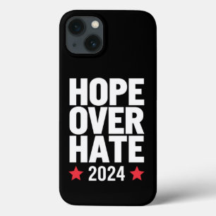 Funda Para iPhone 13 Kamala Harris 2024 Esperanza por el odio presidenc