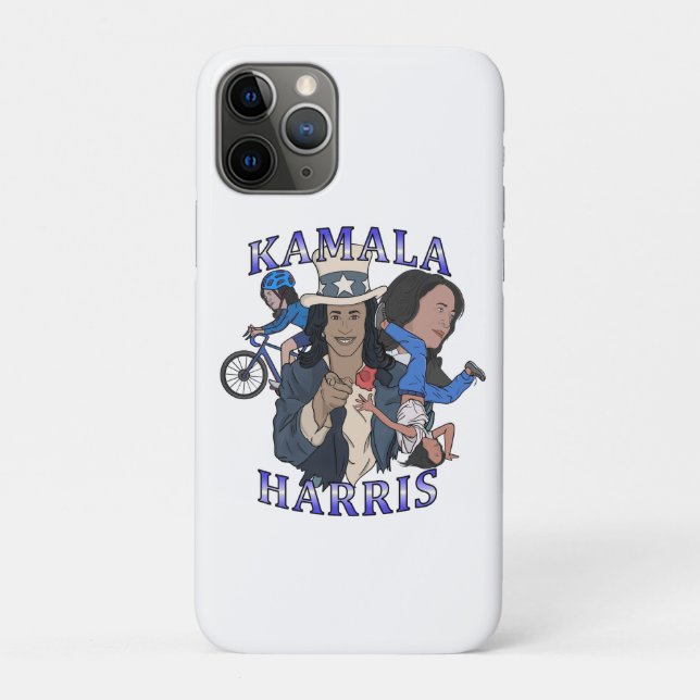Funda De Case-Mate Para iPhone Kamala Harris Bootleg Rap Style (Reverso)