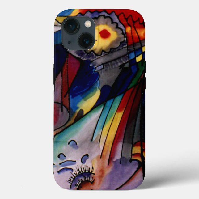Funda De Case-Mate Para iPhone Kandinsky - 293, pintura famosa (Reverso )
