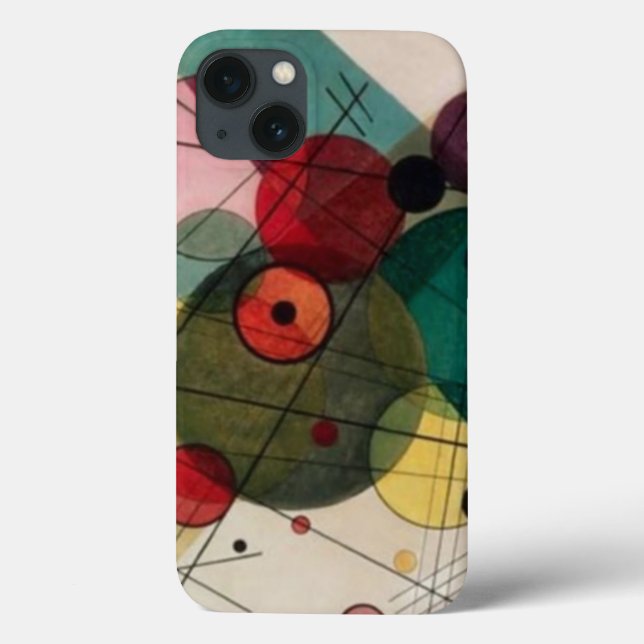 Funda De Case-Mate Para iPhone Kandinsky Abstract Circles iPad Air Case (Reverso)