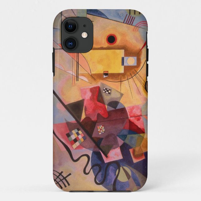 Funda De Case-Mate Para iPhone Kandinsky Arte abstracto (Reverso)