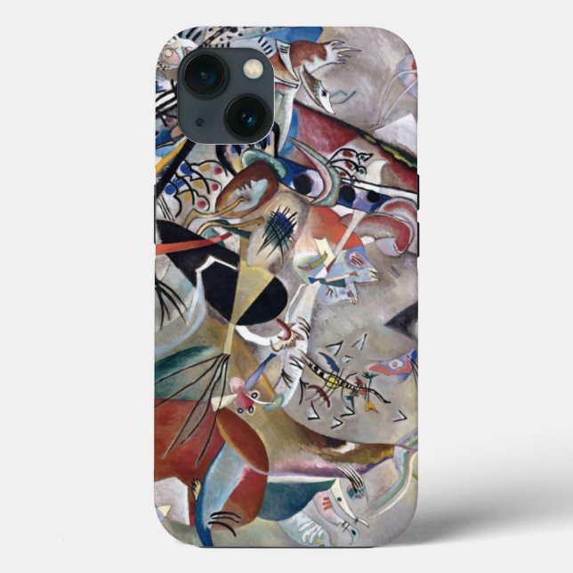 Funda De Case-Mate Para iPhone Kandinsky En Arte Resumen Gris (Reverso )