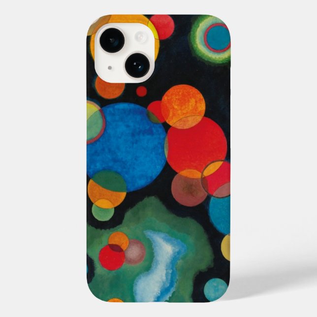 Funda De Case-Mate Para iPhone Kandinsky Impulso Profundo Aceite abstracto en lie (Reverso )