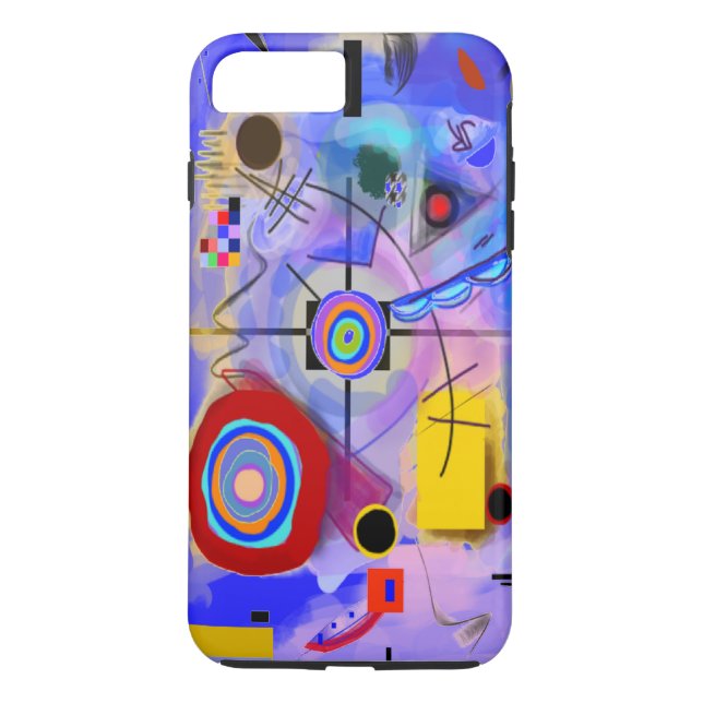 Funda De Case-Mate Para iPhone Kandinsky inspiró el caso de IPhone 7 (Reverso)