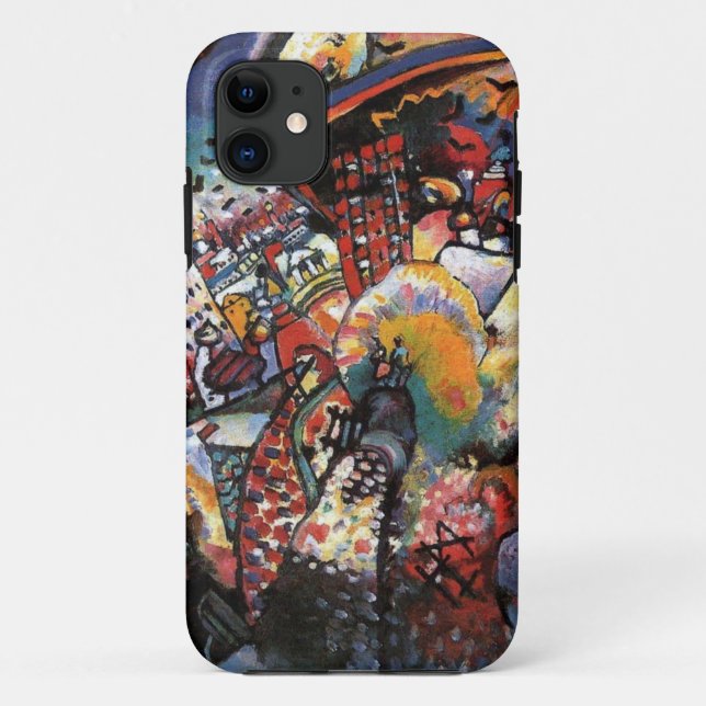 Funda De Case-Mate Para iPhone Kandinsky Moscú I Cityscape Resumen Pintura (Reverso)