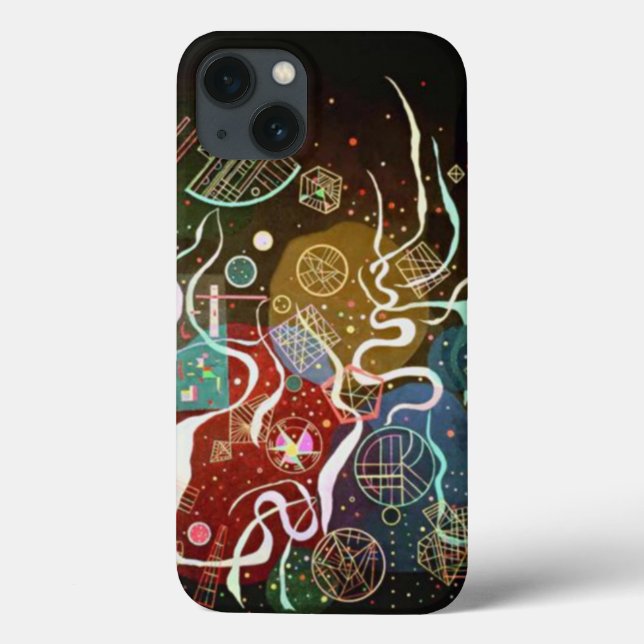 Funda De Case-Mate Para iPhone Kandinsky Movimiento I Resumen Pintura (Reverso)