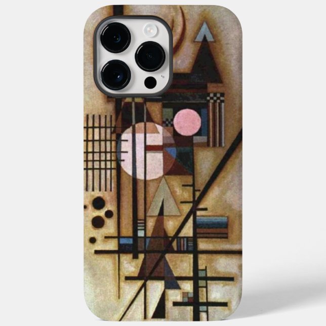 Funda De Case-Mate Para iPhone Kandinsky reconforta construcción Resumen arte (Reverso )