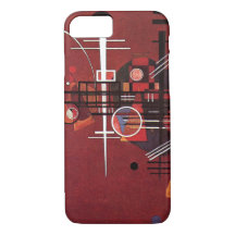 Kandinsky - Rojo torpe, arte abstracto