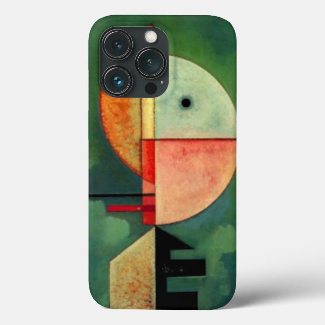 Funda De Case-Mate Para iPhone Kandinsky Upward Abstract Painting Green (Reverso )