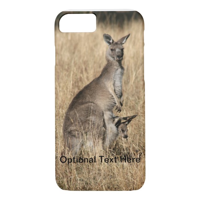Funda De Case-Mate Para iPhone Kangaroo con el bebé Joey en Pouch (Reverso)