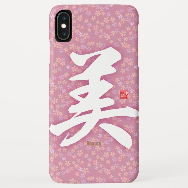 Funda De Case-Mate Para iPhone Kanji - Belleza - (Reverso)