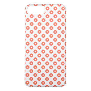 Funda Para iPhone 8 Plus/7 Plus "Kanoko" Fawn Spot Pattern Salmon Pink