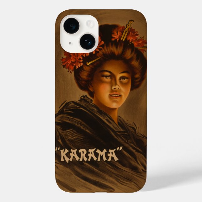 Funda De Case-Mate Para iPhone Karama: Actriz japonesa Romance Geisha (Reverso )