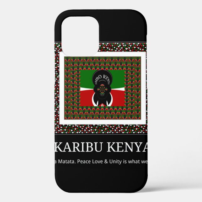 Funda De Case-Mate Para iPhone Karibu Kenya Hakuna Matata (Reverso )