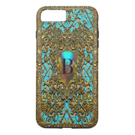 Funda Para iPhone 8 Plus/7 Plus Kashafaye Elegant Victorian Monograma