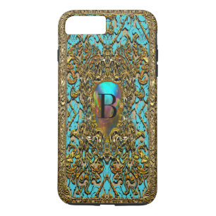 Funda Para iPhone 8 Plus/7 Plus Kashafaye Elegant Victorian Monograma
