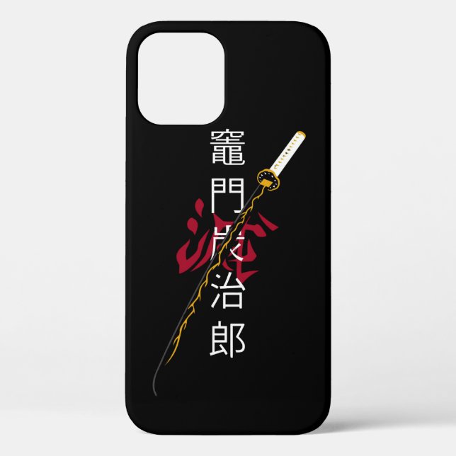 Funda De Case-Mate Para iPhone Katana de Zenitsu en u (Reverso )