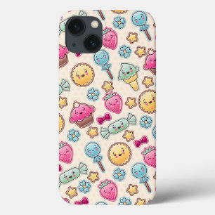 Funda Para iPhone 13 Kawaii child pattern with cute doodles