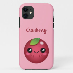Funda Para iPhone 11 Kawaii Cranberry