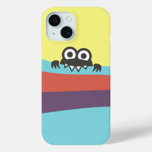 Funda Para iPhone 15 Kawaii Cute Creature Arcoiris colorido
