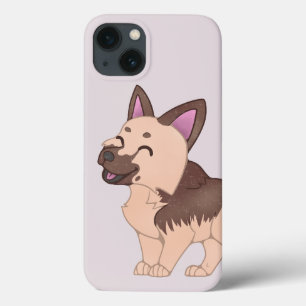 Funda Para iPhone 13 Kawaii German Shepherd Dog