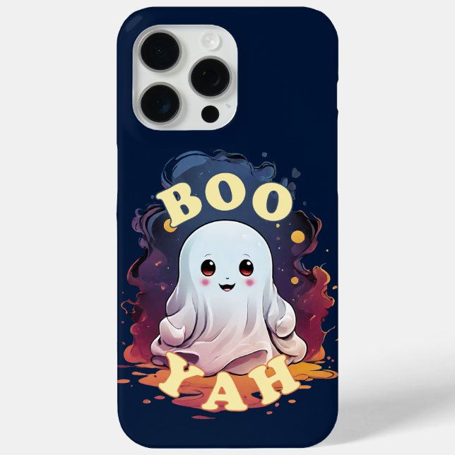 Funda De Case-Mate Para iPhone Kawaii Ghost Booyah (Reverso )