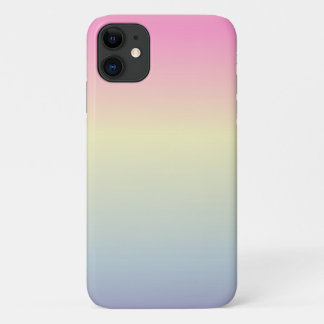 Funda Para iPhone 11 kawaii lindo unicornio color arcoiris rosa pastel