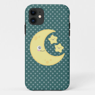 Funda Para iPhone 11 Kawaii Moon y Stars iPhone Case
