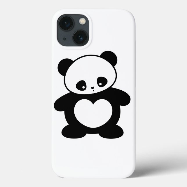 Funda De Case-Mate Para iPhone Kawaii panda (Reverso)