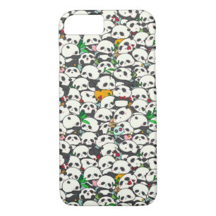 Funda Para iPhone 8/7 Kawaii Pandas