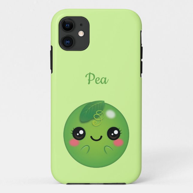 Funda De Case-Mate Para iPhone Kawaii Pea (Reverso)