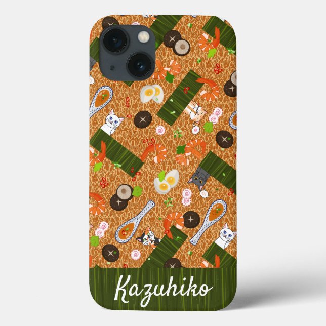Funda De Case-Mate Para iPhone Kawaii Ramen (Reverso)