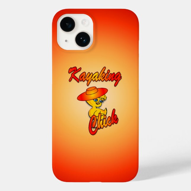 Funda De Case-Mate Para iPhone Kayak Chick #5 (Reverso )