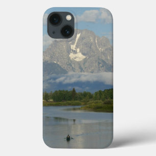 Funda Para iPhone 13 Kayak en el parque nacional de Grand Teton