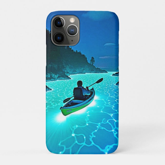 Funda De Case-Mate Para iPhone Kayak en un brillante diseño de agua (Reverso)