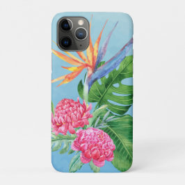 Funda Para iPhone 11 Pro Kealoha (Sky Blue) Acuerdo de Flores de Hawái