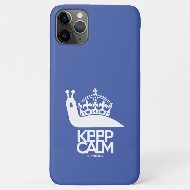 FUNDA DE Case-Mate PARA iPhone KEEP CALM NO WORDS BY MASANSER (Reverso)