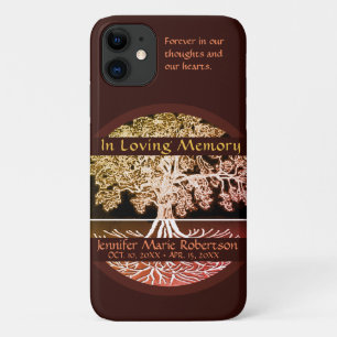 Funda Para iPhone 11 Keepsake conmemorativo con nombre