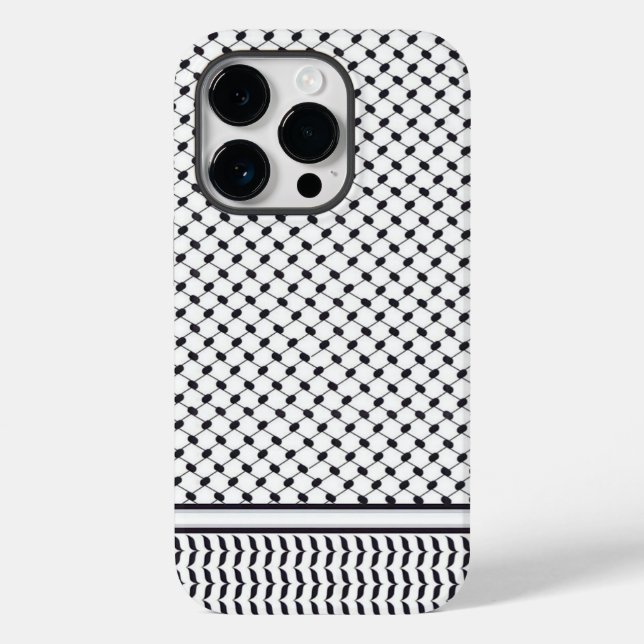 Funda De Case-Mate Para iPhone Keffiyeh árabe tradicional palestino (Reverso )