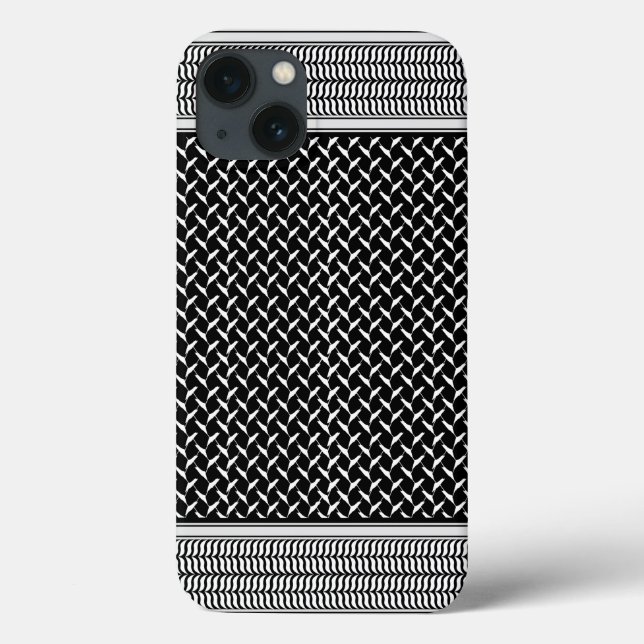 Funda De Case-Mate Para iPhone Keffiyeh palestino (Reverso)