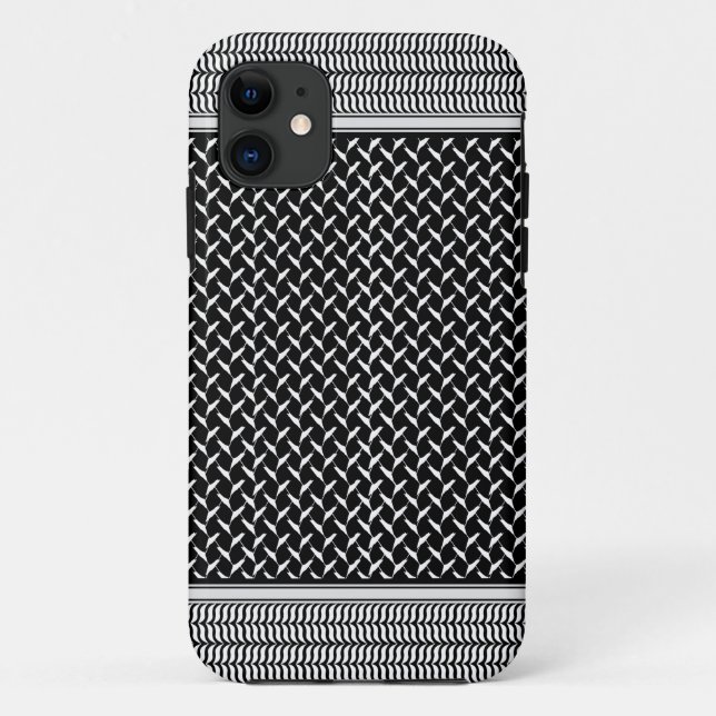 Funda De Case-Mate Para iPhone Keffiyeh palestino (Reverso)