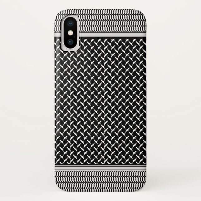 Funda De Case-Mate Para iPhone Keffiyeh palestino (Reverso)