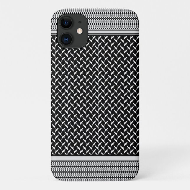 Funda De Case-Mate Para iPhone Keffiyeh palestino (Reverso)